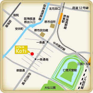 コティ　地図